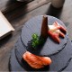 Sushi Sashimi Wooden Rock Tray Dessert Cake Dinner Cupcake Display Holder Stand