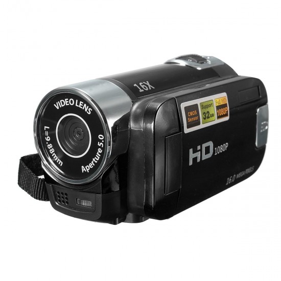 16MP 1080P HD Digital Video Camcorder DV Camera with 2.7 Inch LCD Screen