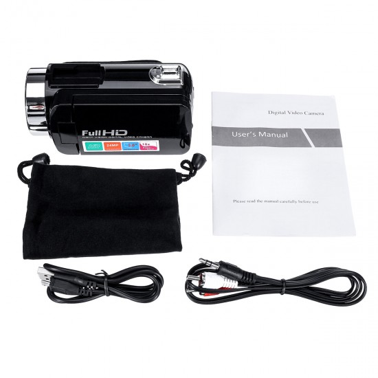 4K Full HD 1080P 24MP 18X Zoom 3 Inch LCD Digital Camcorder Video DV Camera 5.0MP CMOS Sensor for YouTube Vlogging 4K Full HD 1080P 24MP 18X Zoom 3 Inch LCD Digital Camcorder Video DV Camera 5.0MP CMOS Sensor for YouTube Vlogging