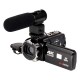 4K WiFi Ultra HD 1080P 16X ZOOM Digital Video Camera DV Camcorder with Lens and Microphone