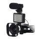 AF2 48M 4K Video Camera Camcorder for Vlogging Live Broadcast NightShot 3.0 inch Touch Screen Anti-shake Camcorder WIFI APP Control DV Video Recording with Microphone Lens Light AF2 48M 4K Video Camera Camcorder for Vlogging Live Broadcast NightShot 3.0 inch Touch Screen Anti-shake Camcorder WIFI APP Control DV Video Recording with Microphone Lens Light