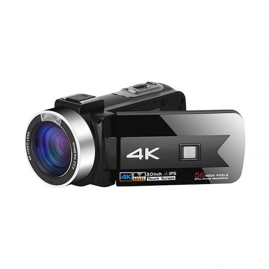 K1 56MP 16X Zoom 4K Video Camera Camcorder Night Vision HD DV Video Recorder Digital Camera WiFi APP Control 5-axis Image