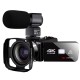 AF2 4K 48MP Digital Camcorder Wifi APP Control for Youbute Vlogging Live Video Recording Camera NightShot DV with Microphone Wide Angle Lens