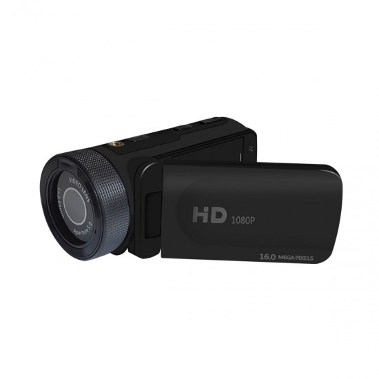 Professional CMOS 16 Megapixels 1080P 18X Digital Zoom Video Camcorder Digital Camera with 2.4 inch IPS HD Screen
