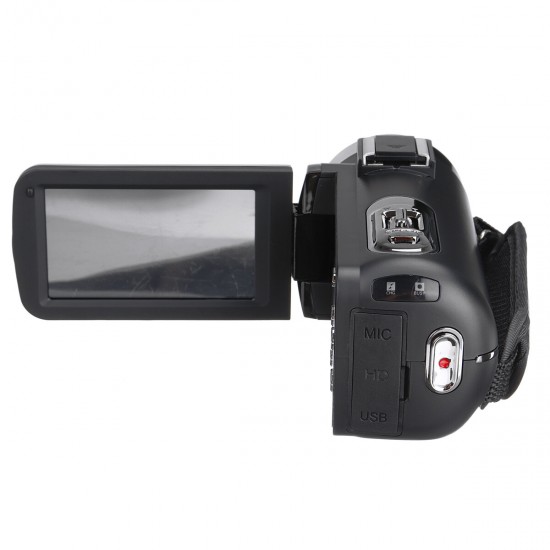 Ultra HD 4K 18X 30MP 18X Zoom 3 inch LCD Digital Camcorder Video DV Camera 270° Rotation for Vlogging Youtube Video Recording Ultra HD 4K 18X 30MP 18X Zoom 3 inch LCD Digital Camcorder Video DV Camera 270° Rotation for Vlogging Youtube Video Recording