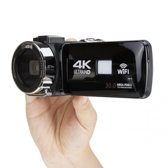 Ultra HD 4K 18X 30MP 18X Zoom 3 inch LCD Digital Camcorder Video DV Camera 270° Rotation for Vlogging Youtube Video Recording Ultra HD 4K 18X 30MP 18X Zoom 3 inch LCD Digital Camcorder Video DV Camera 270° Rotation for Vlogging Youtube Video Recording