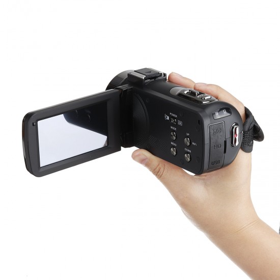 Ultra HD 4K 18X 30MP 18X Zoom 3 inch LCD Digital Camcorder Video DV Camera 270° Rotation for Vlogging Youtube Video Recording Ultra HD 4K 18X 30MP 18X Zoom 3 inch LCD Digital Camcorder Video DV Camera 270° Rotation for Vlogging Youtube Video Recording
