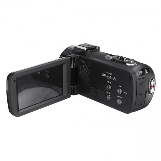 Ultra HD 4K 18X 30MP 18X Zoom 3 inch LCD Digital Camcorder Video DV Camera 270° Rotation for Vlogging Youtube Video Recording Ultra HD 4K 18X 30MP 18X Zoom 3 inch LCD Digital Camcorder Video DV Camera 270° Rotation for Vlogging Youtube Video Recording