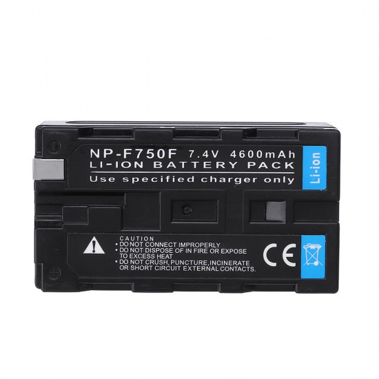NP-750F 7.4V 4600Mah Rechargeable Battery for LED Video Light
