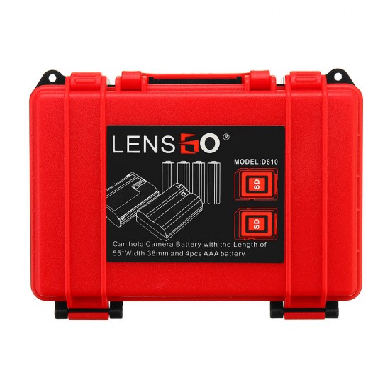 D810 Storage Case Holder Box for AA Battery DSLR Camera Battery SD TF XDQ CF Memory Card D810 Storage Case Holder Box for AA Battery DSLR Camera Battery SD TF XDQ CF Memory Card