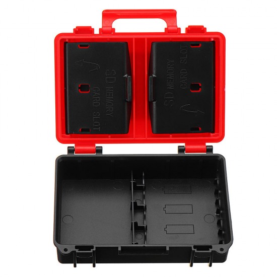 D810 Storage Case Holder Box for AA Battery DSLR Camera Battery SD TF XDQ CF Memory Card D810 Storage Case Holder Box for AA Battery DSLR Camera Battery SD TF XDQ CF Memory Card