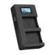 FW50-C USB Rechargeable Battery Charger Mobile Phone Power Bank for Sony NP-FW50 DSLR Camera Battery with LED Indicator