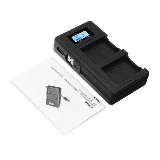 FW50-C USB Rechargeable Battery Charger Mobile Phone Power Bank for Sony NP-FW50 DSLR Camera Battery with LED Indicator