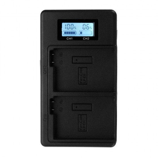 LP-E8-C USB Rechargeable Battery Charger Mobile Phone Power Bank for Canon LP-E8 DSLR Camera Battery with LED Indicator
