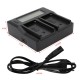 Fast Quick Dual Battery Charger For Sony NP-F970 NP-F770 F750 F550 F960 Fast Quick Dual Battery Charger For Sony NP-F970 NP-F770 F750 F550 F960