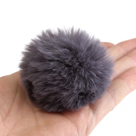 3 Colors Fur Windscreedn Wind Shield Wind Muff for Lapel Lavalier Microphone Mic