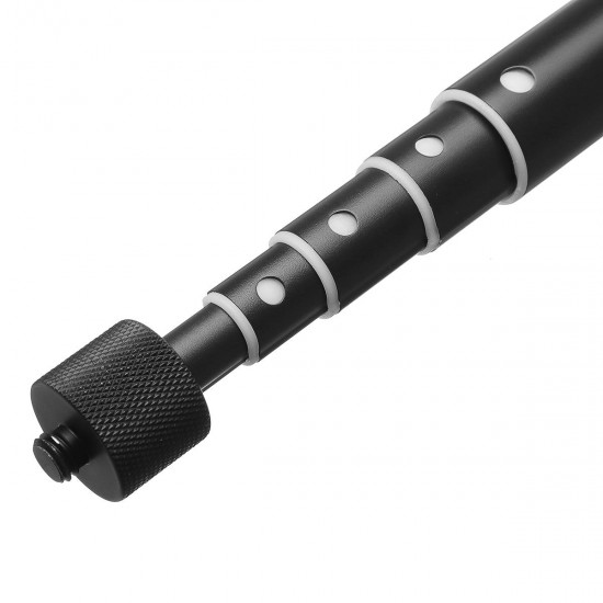 35.5cm-150cm 5 Section Scalable Microphone Extension Pole Holder 3/8 Inches Connector