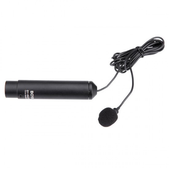 BY-M4OD Omni Directional Lavalier Microphone for Camcorder Sony Panasonic ZOOM H4n H5 H6