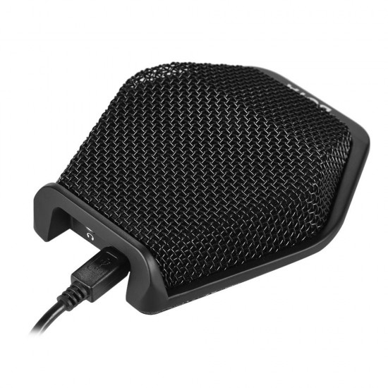 BY-MC2 Super-cardioid Condenser Conference Microphone with 3.5mm Audio Jack 5V USB Interface