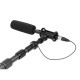 BY-PB25 Carbon Fiber Foldable Microphone Boompoles with Internal XLR Cable 1m to 2.5m Micro Boom Pole
