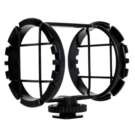 BY-C03 Stabilizer Stand Holder Shockmount with Cold Shoe Mount for 1-2 Inch Diameter Microphone BY-C03 Stabilizer Stand Holder Shockmount with Cold Shoe Mount for 1-2 Inch Diameter Microphone