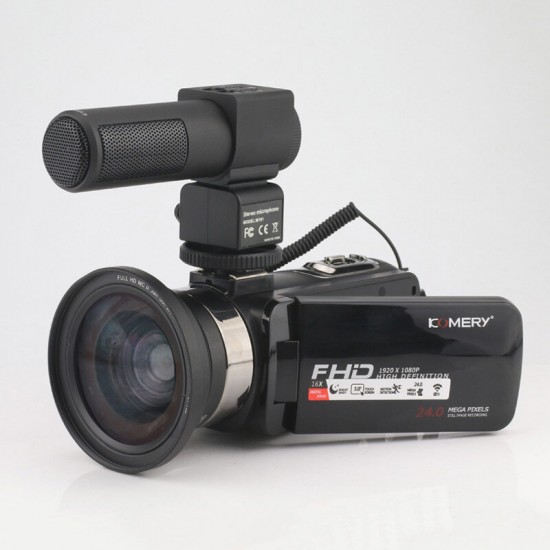 Mic-01 Stereo Camera Microphone Professional Studio Digital Video Recording Microphones for DSLR Camera DV Vlogging