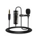 MCO-LVD600 Lapel Lavalier Microphone Interview Reception Vlog Live MIC Recording Compatible with Phone Camera Computer