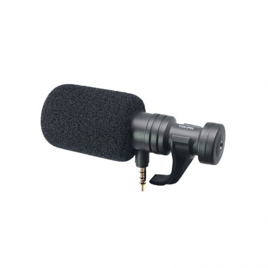 VM-P01 Phone Video Microphone Mic for Recording Mobile Interview Vlog for Smartphone with 3.5mm Headphone Jack