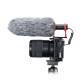 A1 Gray Silk Blend Microphone Windshield Low Self Noise Furry Cover for Rode NTG Professional Mic
