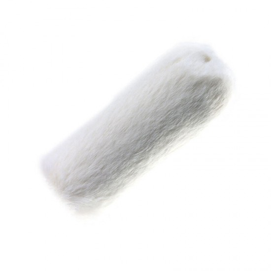 A2 White Silk Blend Microphone Windshield Low Self Noise Furry Cover for Rode NTG Professional Mic