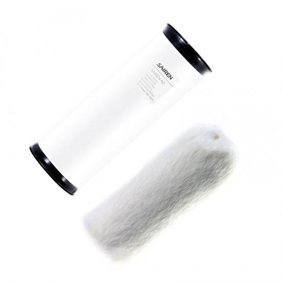 A2 White Silk Blend Microphone Windshield Low Self Noise Furry Cover for Rode NTG Professional Mic