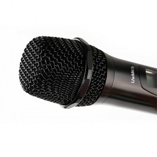 UwMic9 HU9 96-Channel Digital UHF Wireless Handheld Microphone for UwMic9 System DSLR Camera UwMic9 HU9 96-Channel Digital UHF Wireless Handheld Microphone for UwMic9 System DSLR Camera