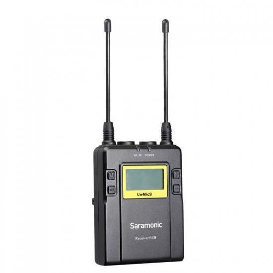UwMic9 Kit2 Wireless Lavalier Lapel Microphone Transmitter Receiver System for DSLR Camera