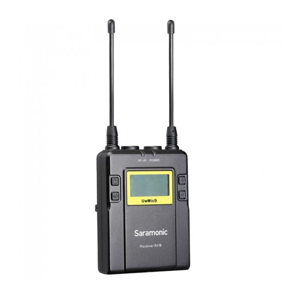 UwMic9 Kit2 Wireless Lavalier Lapel Microphone Transmitter Receiver System for DSLR Camera UwMic9 Kit2 Wireless Lavalier Lapel Microphone Transmitter Receiver System for DSLR Camera