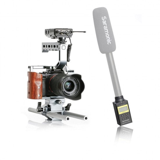 UwMic9 TX-XLR9 UHF 514MHz-596MHz Wireless Microphone Transmitter for XLR Microphone DSLR Camera Professional Photography