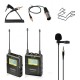 UwMic9 Wireless Lavalier Lapel Microphone Transmitter Receiver System for DSLR Camera UwMic9 Wireless Lavalier Lapel Microphone Transmitter Receiver System for DSLR Camera