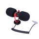 T Mic Dual Head Electret Condenser Stereo Vlog Microphone Universal Interview Mic for DSLR Smartphone T Mic Dual Head Electret Condenser Stereo Vlog Microphone Universal Interview Mic for DSLR Smartphone