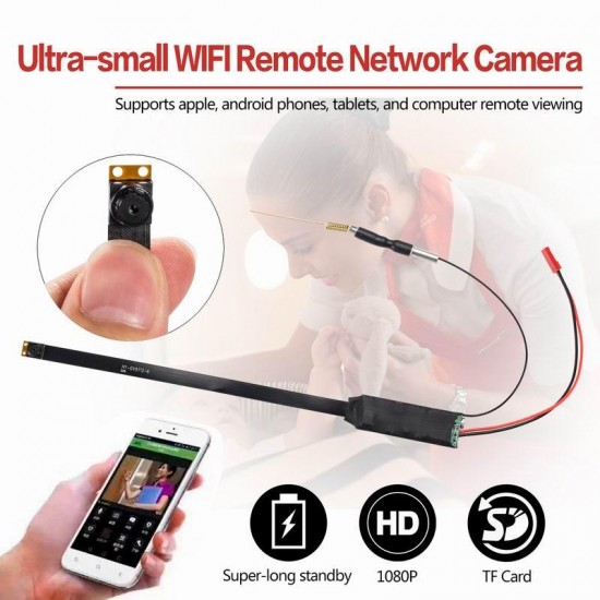 A1 H.264 1080P Remote Wireless Hidden Camera Mini WiFi IP Hidden Camera DIY Module Camera