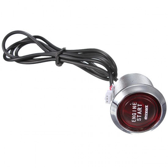 Auto One Push Start Engine Button Starter Switch 12V LED Illumination