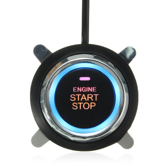 Car Engine Push Start Buttons RFID Lock Ignition Starter Keyless Entry Start 12V