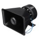 DC 12V 100W Motorcycle Car Auto Vehicle Truck 5 Sound Tone Loud Horn Siren Police Firemen Ambulance Warning Alarm Loudspeaker Car Alarm System