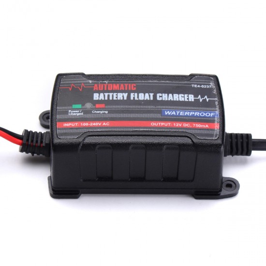 Battery Charger Maintainer RV Car Truck Motorcycle Waterproof Automatic