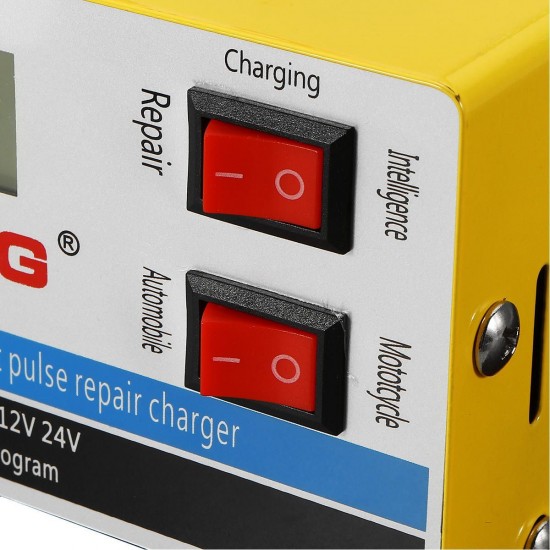 Car Battery Charger Full Automatic Intelligent 250V 12/24V 200AH Repair Car Battery Charger Full Automatic Intelligent 250V 12/24V 200AH Repair