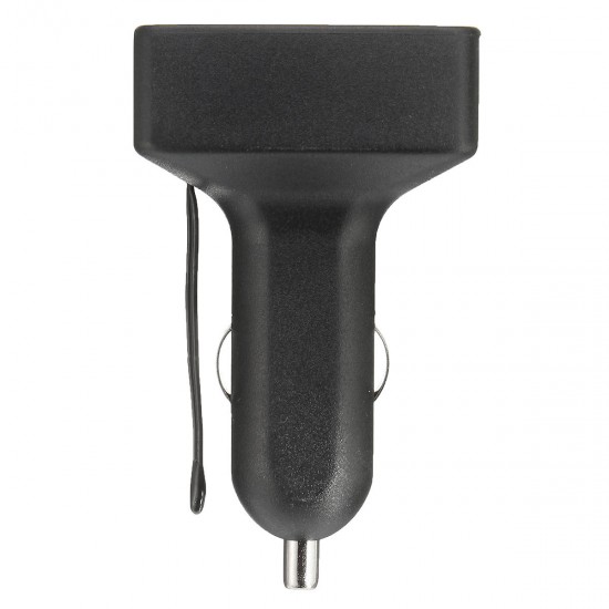 12V 24V Universal Dual USB Interface Car Charger With Voltmeter Ammeter Thermometer LCD Display 12V 24V Universal Dual USB Interface Car Charger With Voltmeter Ammeter Thermometer LCD Display