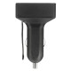 12V 24V Universal Dual USB Interface Car Charger With Voltmeter Ammeter Thermometer LCD Display 12V 24V Universal Dual USB Interface Car Charger With Voltmeter Ammeter Thermometer LCD Display