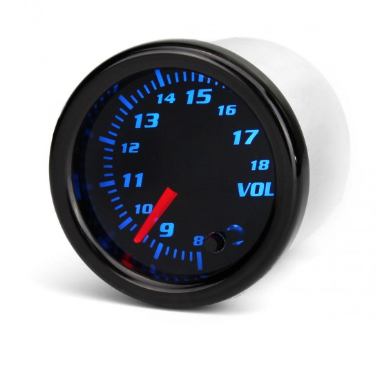 12V Universal 2 Inch 52mm Auto Voltmeter 7 Color LED Display Tinted Face 12V Universal 2 Inch 52mm Auto Voltmeter 7 Color LED Display Tinted Face