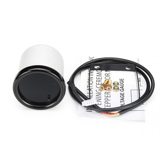 12V Universal 2 Inch 52mm Auto Voltmeter 7 Color LED Display Tinted Face 12V Universal 2 Inch 52mm Auto Voltmeter 7 Color LED Display Tinted Face