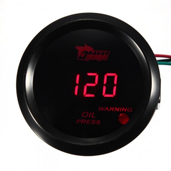 2 Inch 52mm 120 PSI Digital Red LED Oil Pressure Gauge With Sensor Auto Car Motor 2 Inch 52mm 120 PSI Digital Red LED Oil Pressure Gauge With Sensor Auto Car Motor