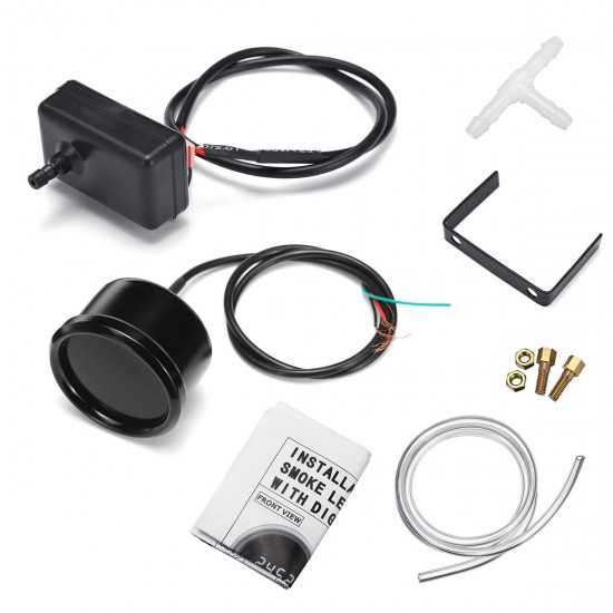 2 Inch 52mm Boost Pressure Gauge Digital LED Display Black Face Car Meter With Sensor 2 Inch 52mm Boost Pressure Gauge Digital LED Display Black Face Car Meter With Sensor