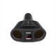 3.1A Dual USB Car Charger Cigarette Lighter Sockets 120W Power Support Display Current Volmeter